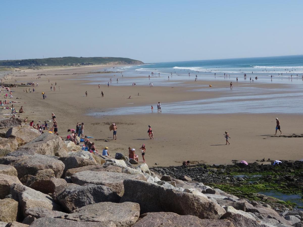 Gite "Rose Des Sables" - 800M De La Plage De Surtainville, Proche Commerces - Piscine En Juillet Et Aout Ruang foto